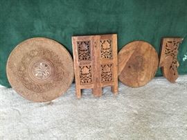 Two Collapsible Decorative Tables