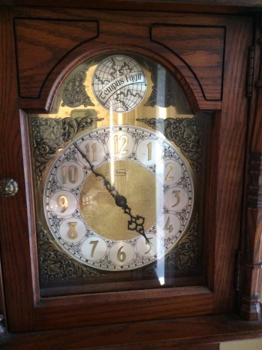 Face of Grandfather Clock