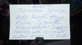 Rare Japanese Bronze Edo Period KORO signed