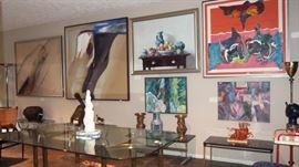 Treasures...large Stanley Lea (invented Collagraph Printing Process and is in Smithsonian) and Bruce Monical