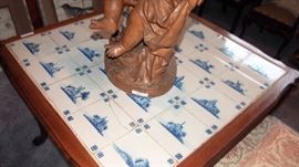 Two Great Vintage Tile top tables