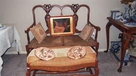 Matching Bench and Stool (pr. of Chairs and Chest all compliment)