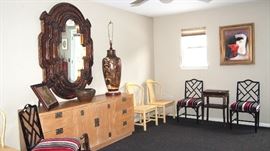 Oriental Mid Century Furniture inc. Chairs, Cabinet and more