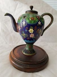 Vintage Cloisonne Teapot