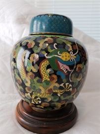 Cloisonne Dragon Vase