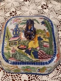 Tureen Rare 1800's Mogul pattern patent ironstone