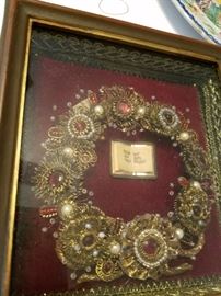 Victorian Wired Beaded hair ornament