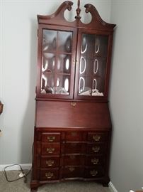 Vintage Bow front Secretary