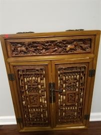 Paneled Carved Screen wall hanging