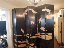 6 panel coromandel screen