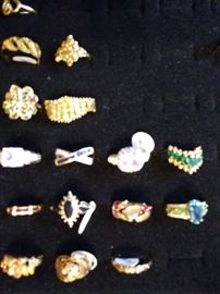 14K RINGS. OVER 100 14K RINGS AT SALE