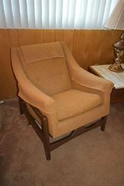 MCM UPHOLSTERED ROCKER