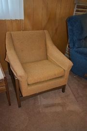 MCM UPHOLSTERED ROCKER