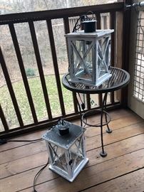 Patio Accents, Wired Lanterns