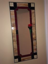 Stained Glass, Framed Wall Mirror