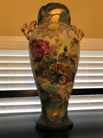 Early Century, Limoges, Hand Painted Porcelain Vase
