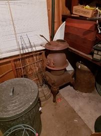 Old wood stove