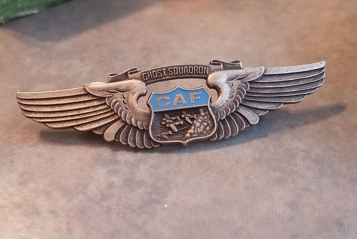 Confederate Air Force Ghost Squadron pin