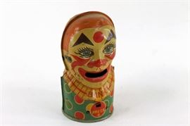 J. Chein Mechanical Clown Bank