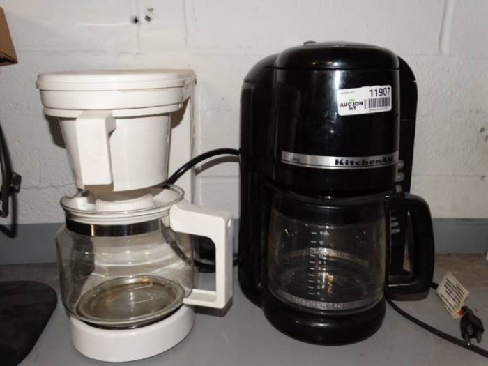  Lot of 2 Coffee Makers