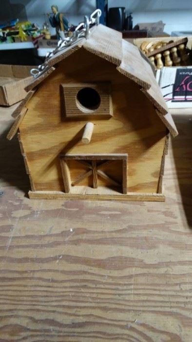 Handmade Wooden Birdhouse
