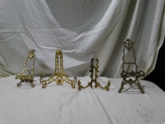 Lot of Metal Picture and Plate Holders