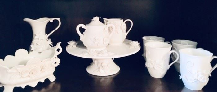 White Porcelain Serving Pieces