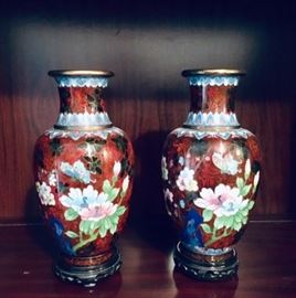 Cloisonne Vases