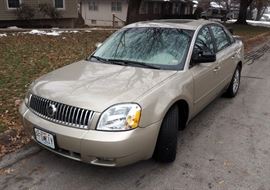 2005 Mercury Montego Passenger Car, VIN # 1MEFM42145G622383, Mileage: 10,428