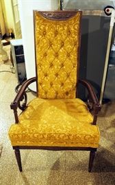 High Back Upholstered Side Chair
