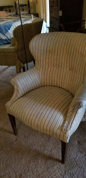 Cute chair with  French-style upholstery 