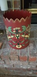 Hand painted bucket