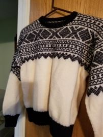 Several vintage pieces of  knit fashion from Ireland