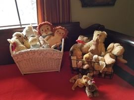 Lots of gently loved vintage toys