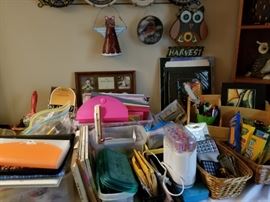 A glimpse into art and craft supplies, folders, stationery and more