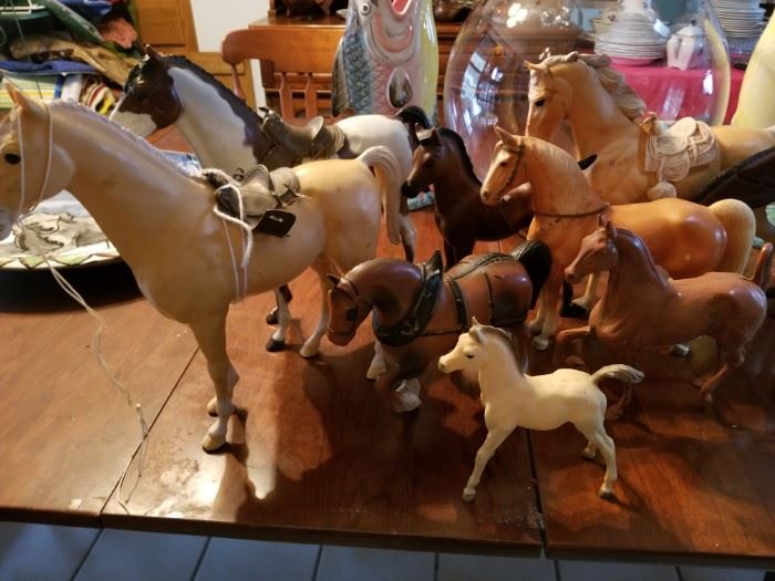Vintage Horse figurines
