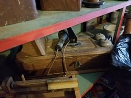 Oak Telephone, would be a beauty if cleaned up