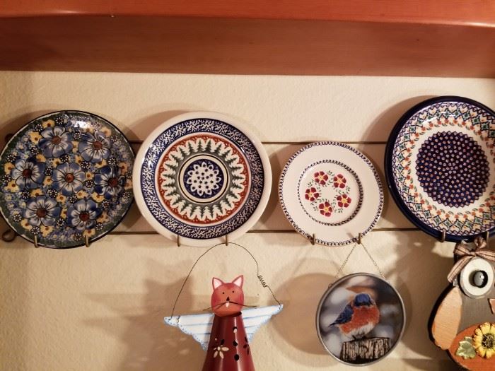 Great colorful pottery plates 