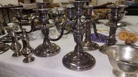 Sterling and silver plate