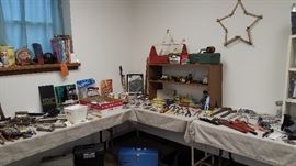 Much tools and related items.