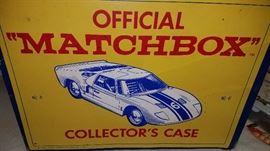 Matchbox case and cars