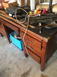 Nice Wood Desk $25