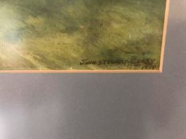 Original John Curry painting