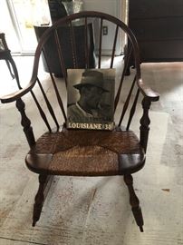 Antique Rush Seat Windsor Chair