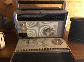 antique Zenith transistor radio