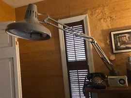 vintage table drafting lamp