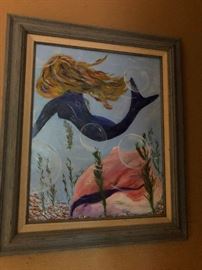 mermaid painting!