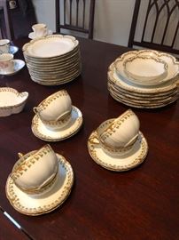 Haviland Limoges china set, vintage