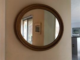 Wall mirror circular