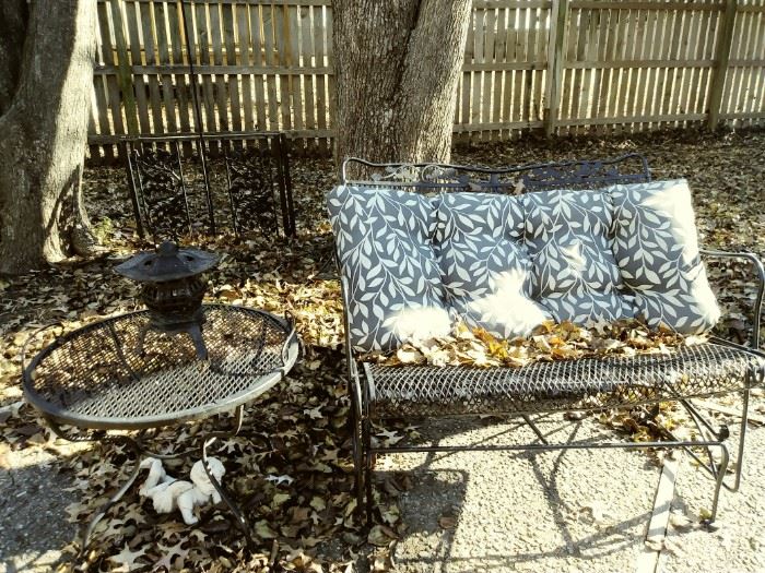 Nice outdoor wrought iron furniture